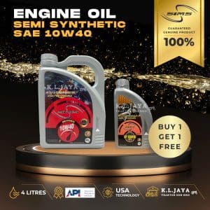 SIMS LUBRICANT SAE 10W40 SEMI SYNTHETIC ENGINE OIL 4L