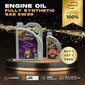 SIMS LUBRICANT SAE 5W30 FULLY SYNTHETIC ENGINE OIL 4L